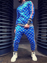 Load image into Gallery viewer, 2020 New Mens Sets 2 Piece New Men' s Fashion Jacket and Sport joggers Pants Set Tracksuit Men Casual Sports Suit M-XXL
